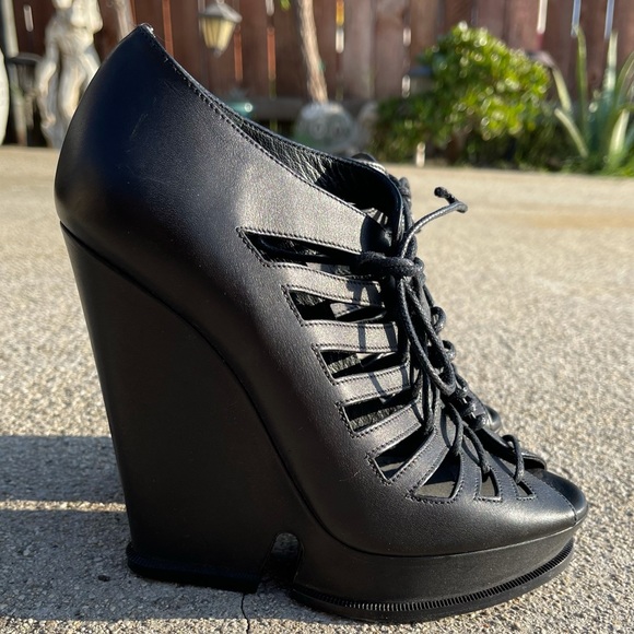 YSL Hortense Wedge Heels - Picture 9 of 14